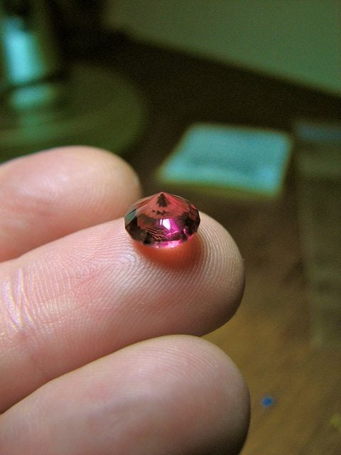 natural "fireball" tourmaline