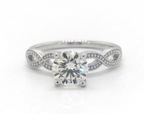 m color diamond in white gold