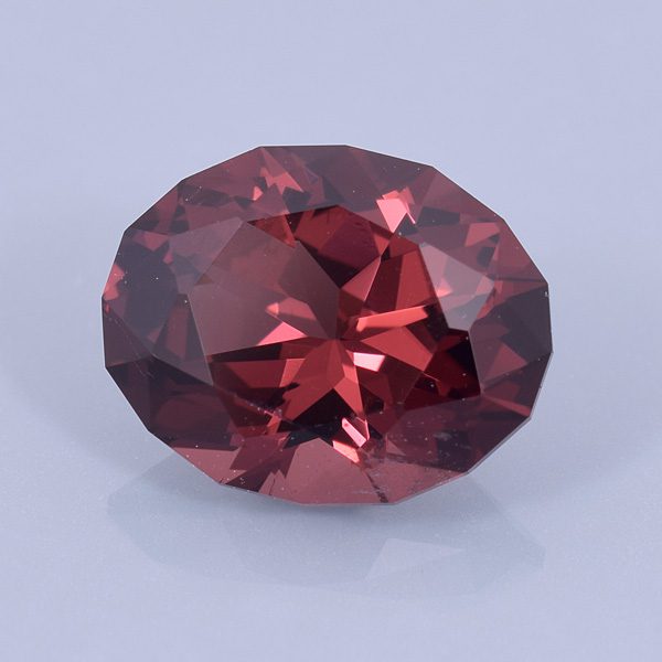 Finished version of Brilliant Oval Cut Spinel