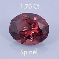 Rough version of Brilliant Oval Cut Spinel