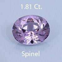 Rough version of Fancy Brilliant Oval Cut Spinel