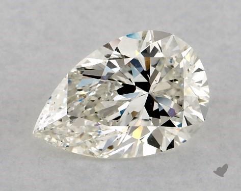 I color pear shape diamond