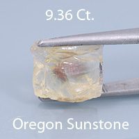 Rough version of Custom Hexagon Cut Sunstone