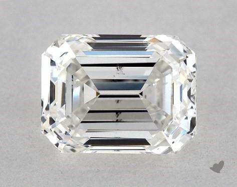 emerald-cut SI1 clarity diamond