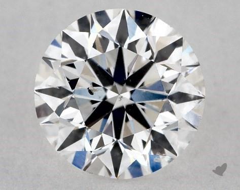 magnification of flawed diamond