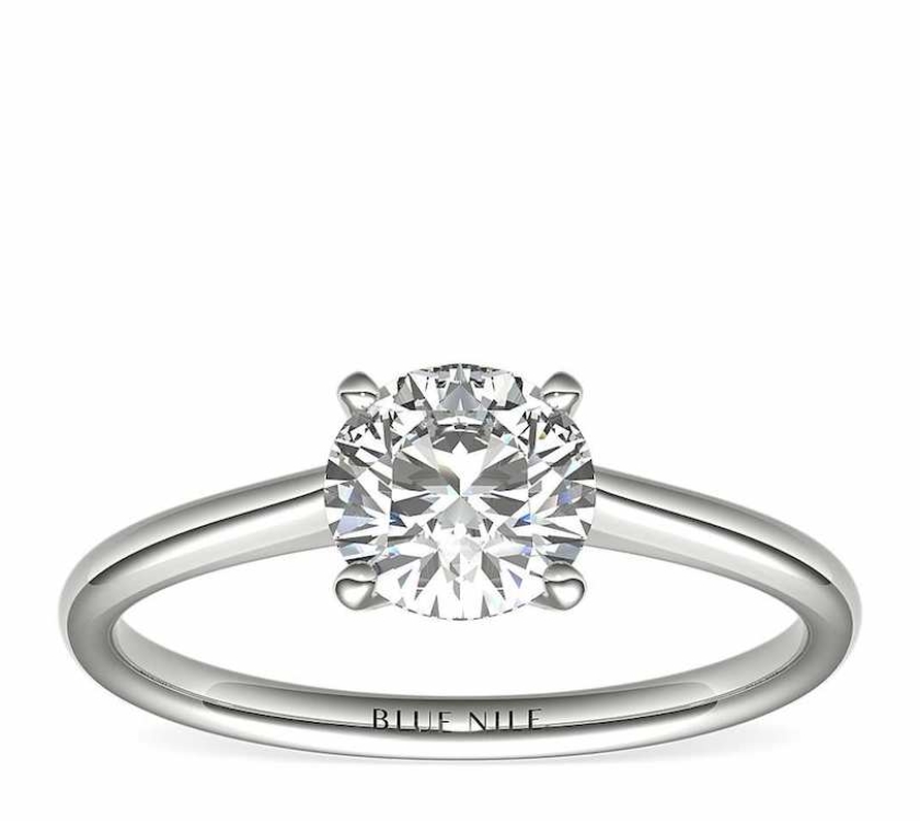 1-ct round diamond - solitaire setting