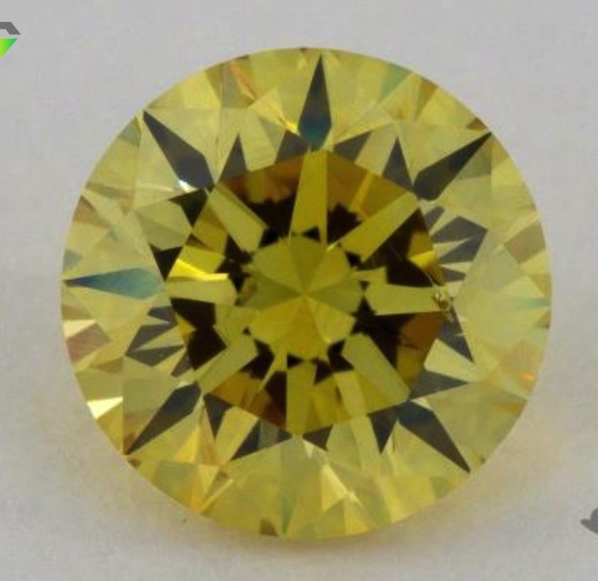 1.02-ct fancy intense yellow