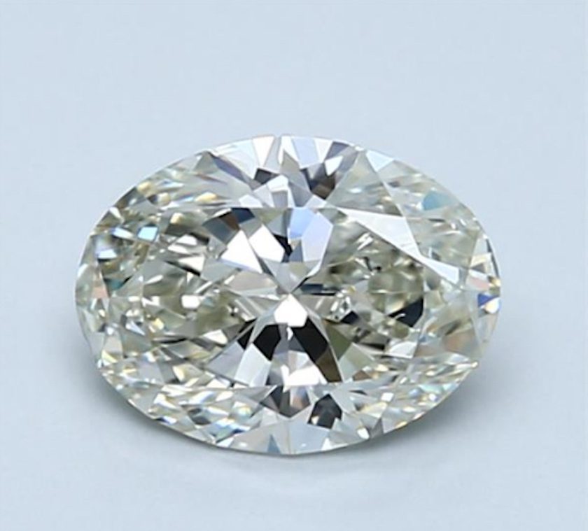 Oval diamond - J SI1