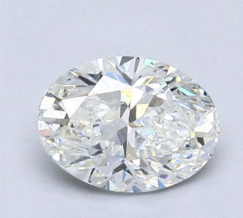 one-carat oval diamonds - 54% table width