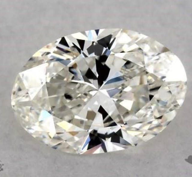 one-carat oval diamonds - I color