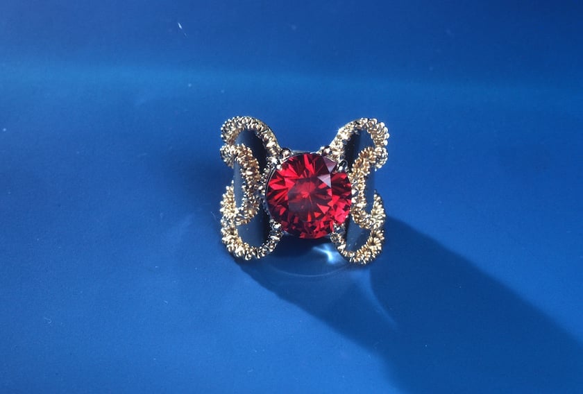 ruby jewelry - gem weight