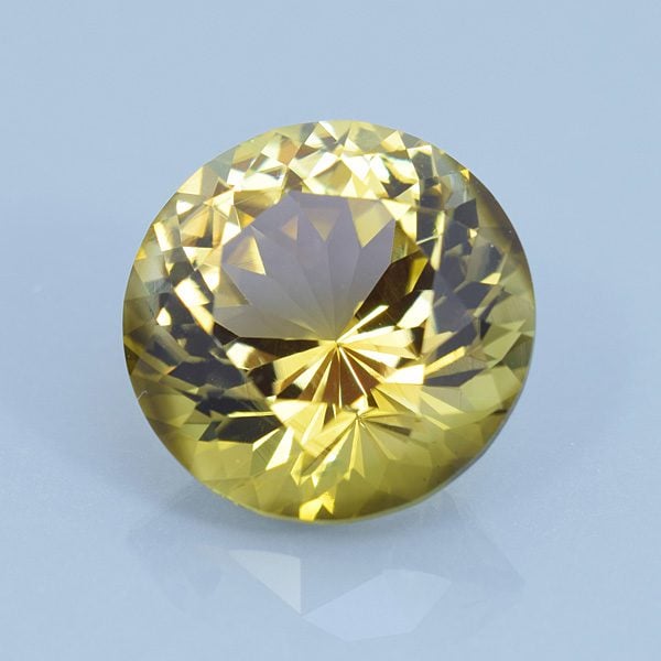 Finished version of Portuguese Brilliant Cut Tourmaline