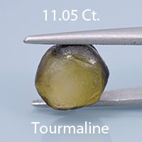 Rough version of Portuguese Brilliant Cut Tourmaline