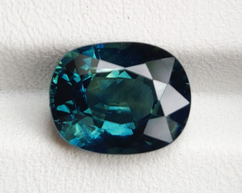 oval-cut mermaid sapphire