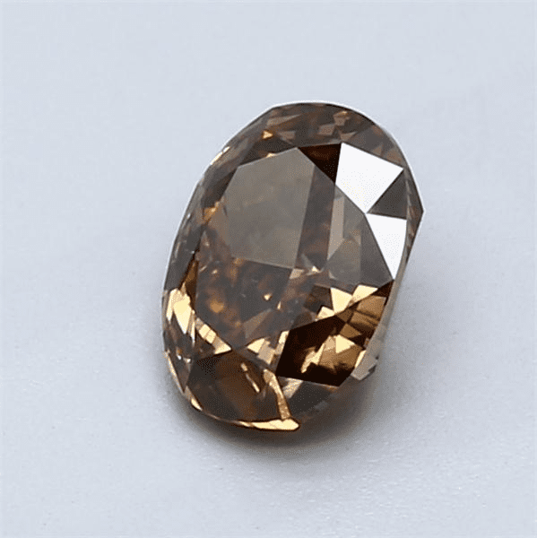 1.07-Carat Dark Yellowish Brown Oval Diamond Blue Nile