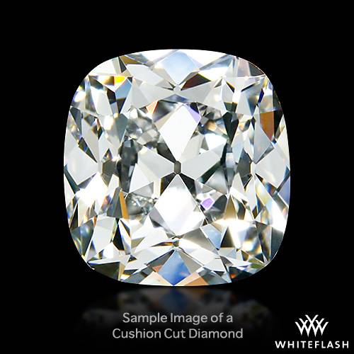 10.02 ct H VS1 Cushion Cut Loose Diamond White Flash