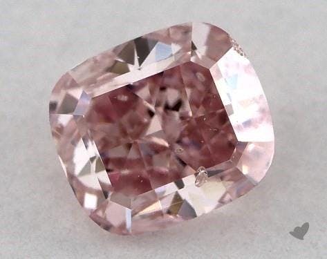 0.44 carat modified cushion pink diamond James Allen