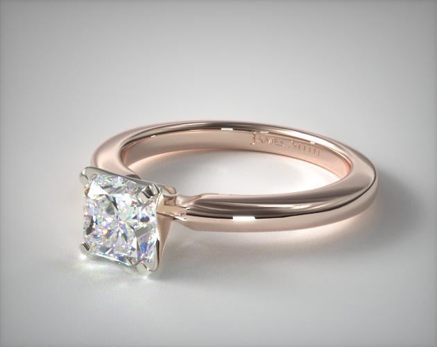 14K Rose Gold 2mm Comfort Fit Solitaire Engagement Ring James Allen