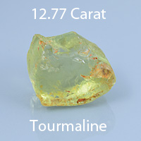 Rough version of Custom Bullet Shape Cut Tourmaline