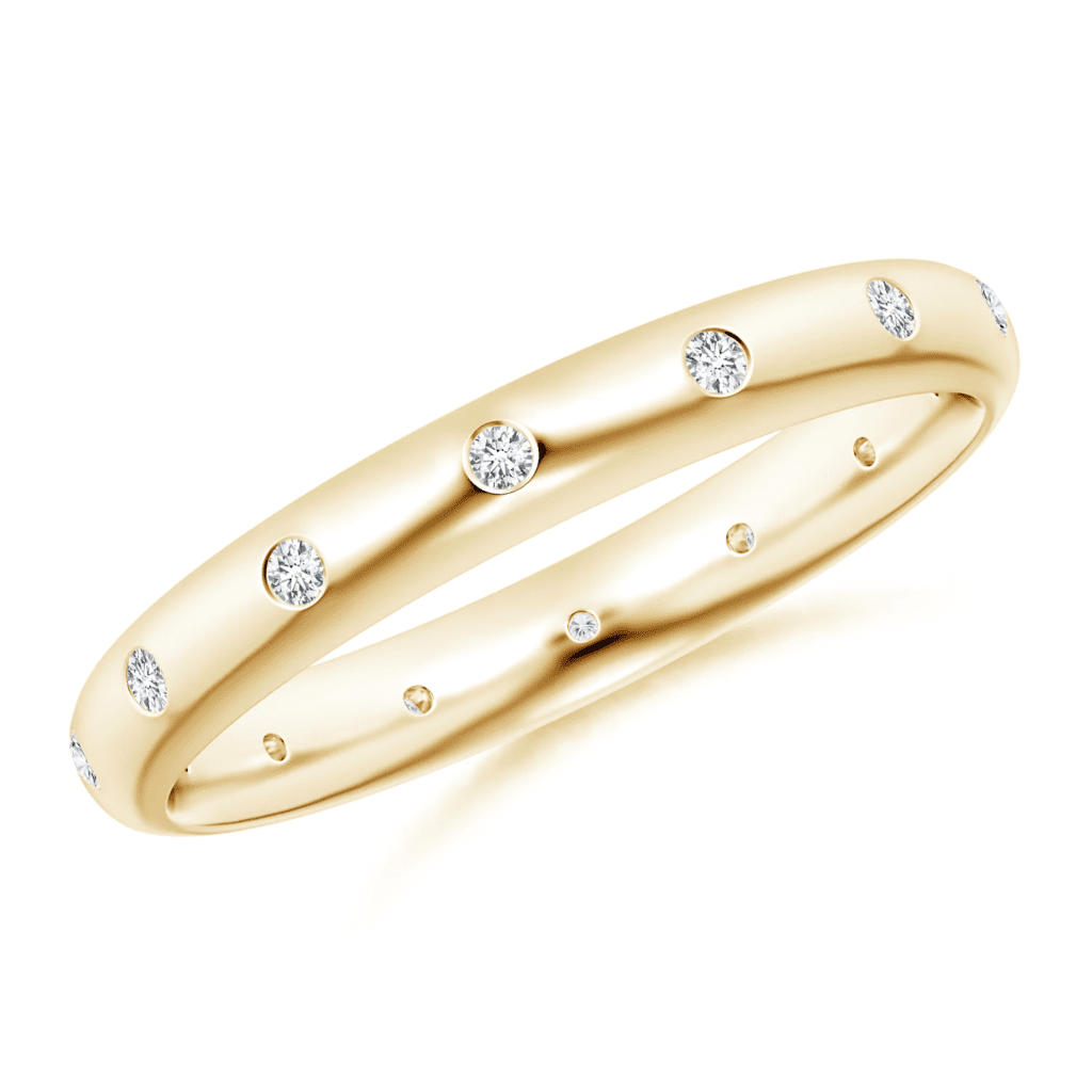 Gypsy-Set Round Diamond Eternity Band Angara