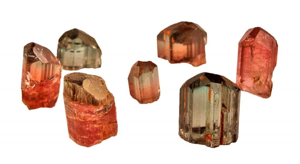 Mount Mica tourmaline set