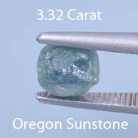Rough version of Custom Hexagon Cut Sapphire