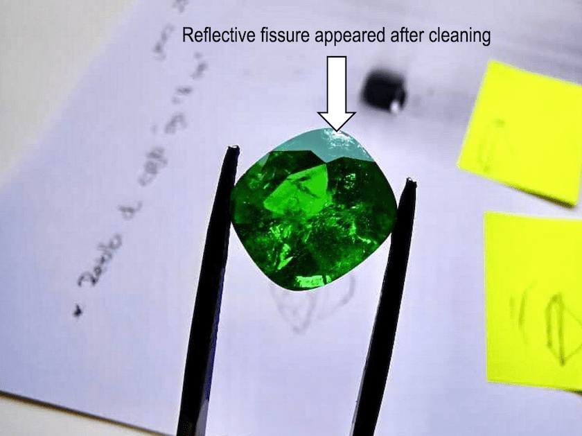 emerald transformation - reflective fissure