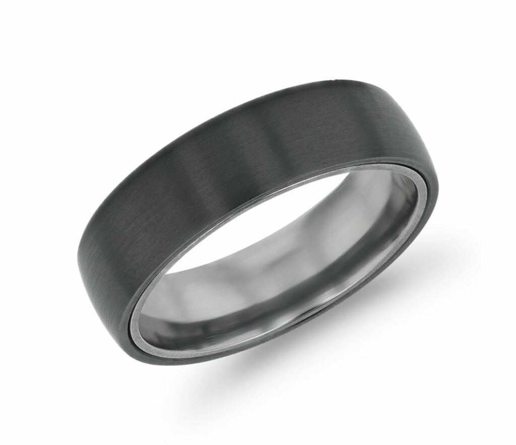 Matte Wedding Ring Blue Nile