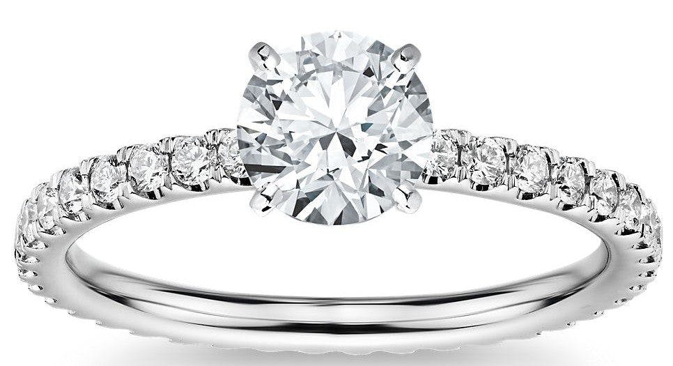 Eternity Diamond Engagement Ring Blue Nile