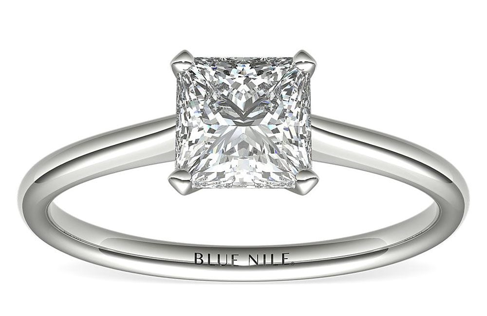 princess cut - most popular diamond shapes