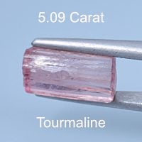 Rough version of Custom Long Emerald Cut Tourmaline