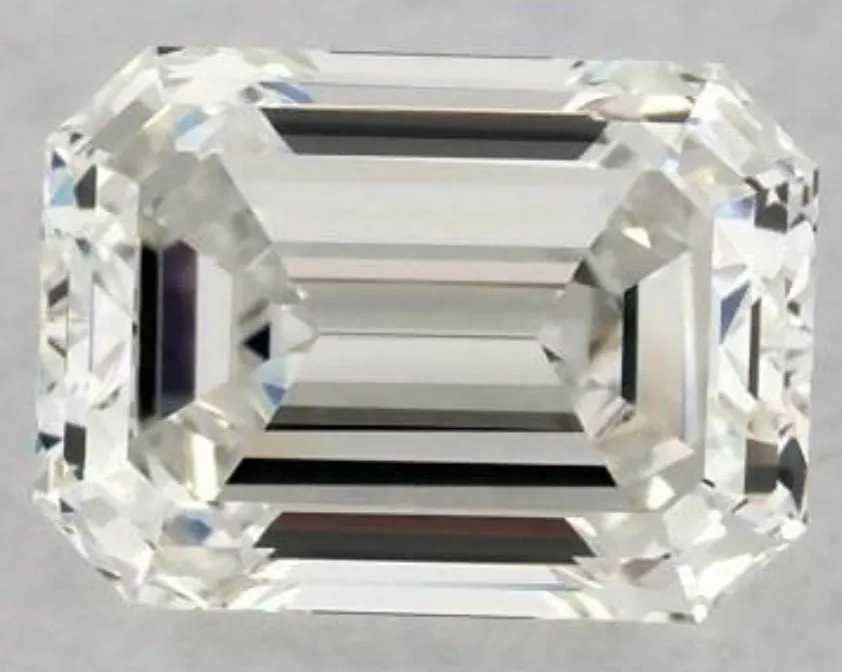 synthetic emerald cut diamond