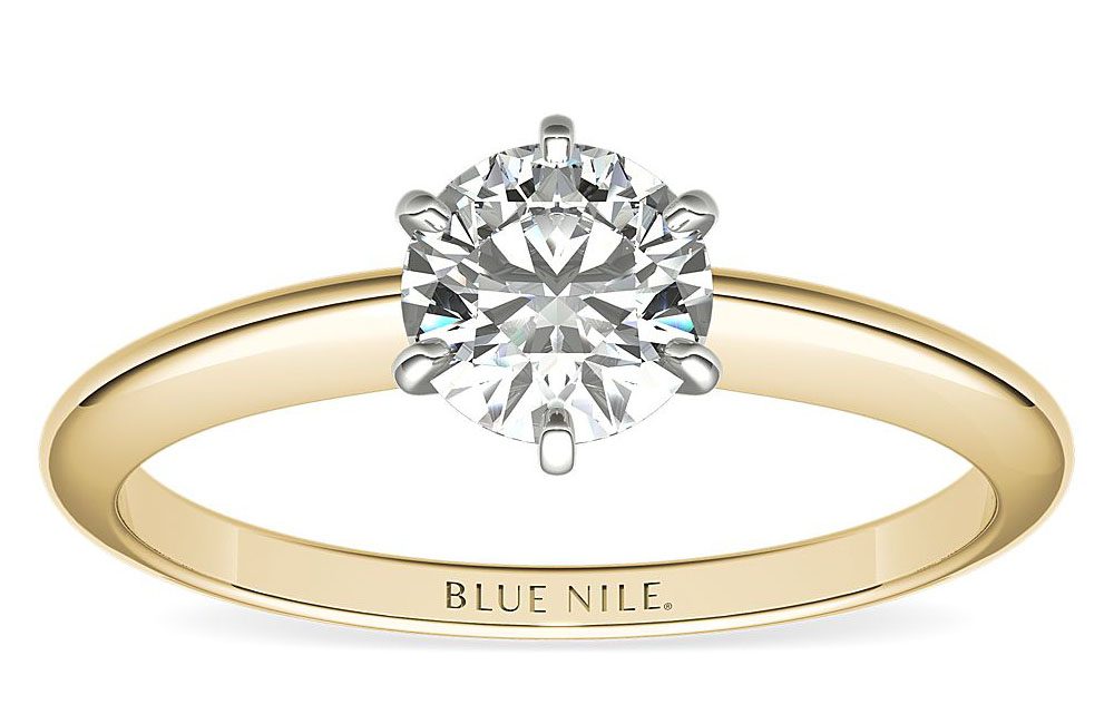 buy a diamond online - solitaire Engagement Ring Blue Nile