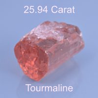 Rough version of Radiant Cushion Emerald Cut Tourmaline