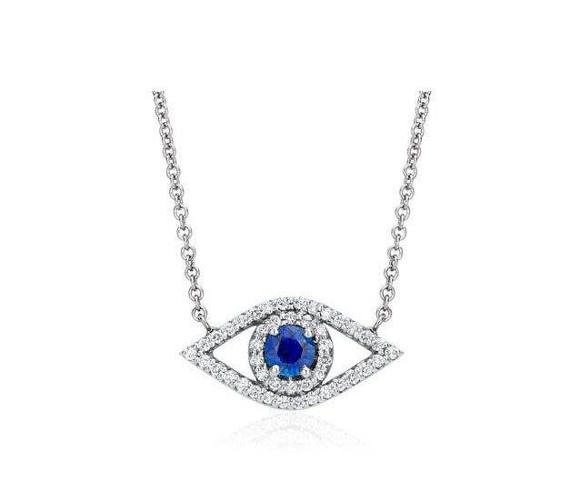 Evil Eye Diamond Pendant Ritani - Diamond Jewelry Valentine's Day