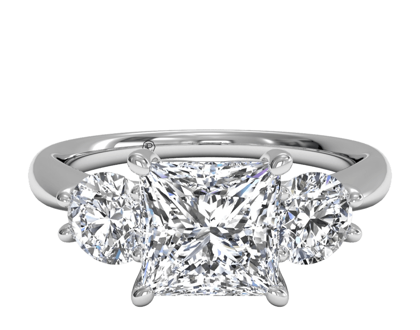 Three-stone Diamond Engagement Ring Ritani - simple proposal ideas