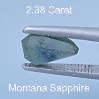Rough version of Custom Long Shield Cut Sapphire