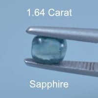 Rough version of Custom Step Hexagon Cut Sapphire