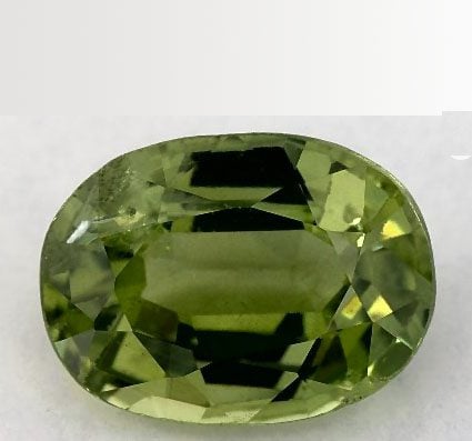 1.28 Carat Oval Green Sapphire James Allen