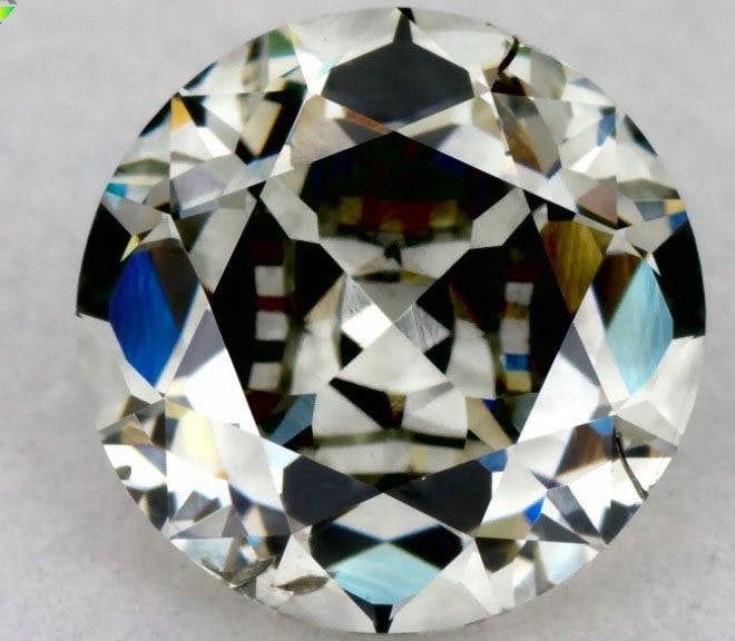 1.00 Carat round diamond Fancy GraySI1 Clarity