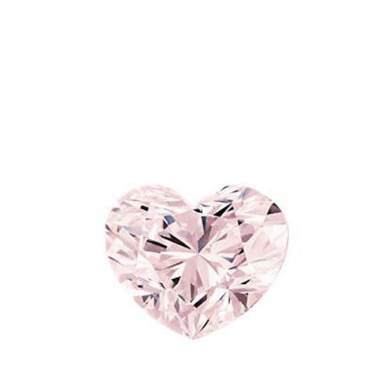 2.51-Carat Light Purplish Pink Heart Shaped Diamond Blue NIle