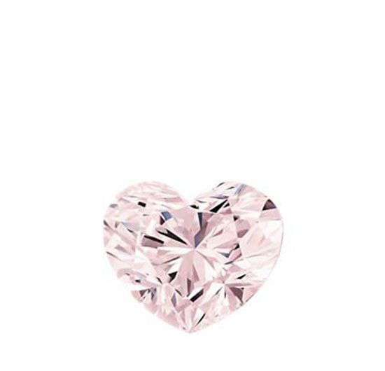 2.51-Carat Light Purplish Pink Heart Shaped Diamond Blue NIle