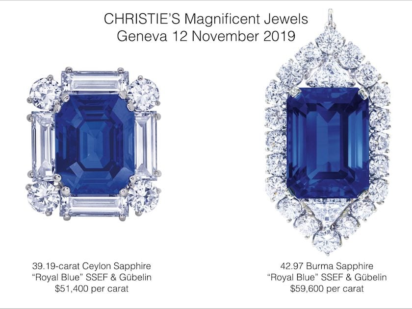 sapphire auction