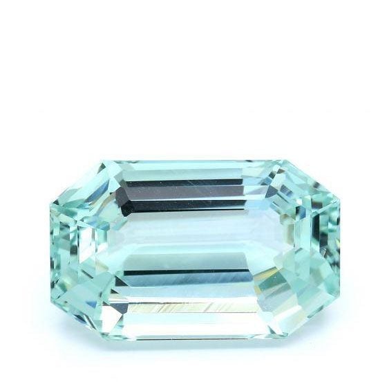 21.57 ct Octagon Greenish blue Aquamarine Brain Gavin