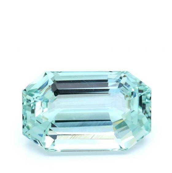 21.57 ct Octagon Greenish blue Aquamarine Brain Gavin