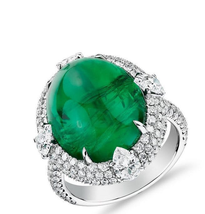 Cabochon Emerald Ring Blue Nile