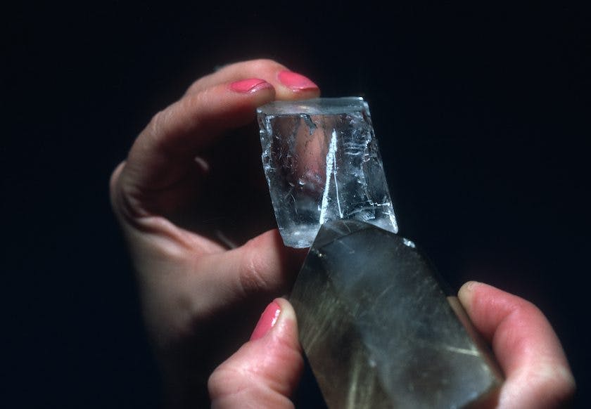 scratch test - quartz vs calcite