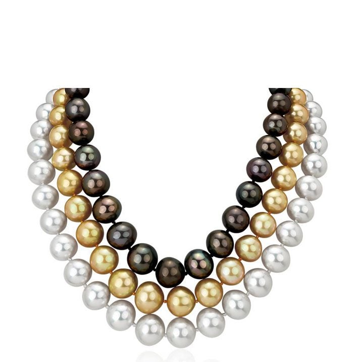 Multi-Strand Pearl Necklace Blue Nile