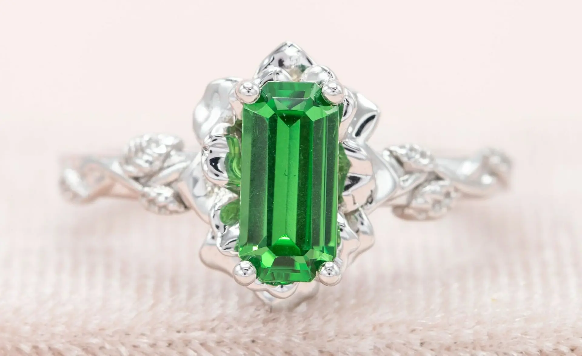 tsavorite garnet custommade