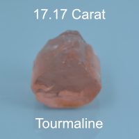 Rough version of Scissor Topped Emerald Cut Rhodollite Garrnet